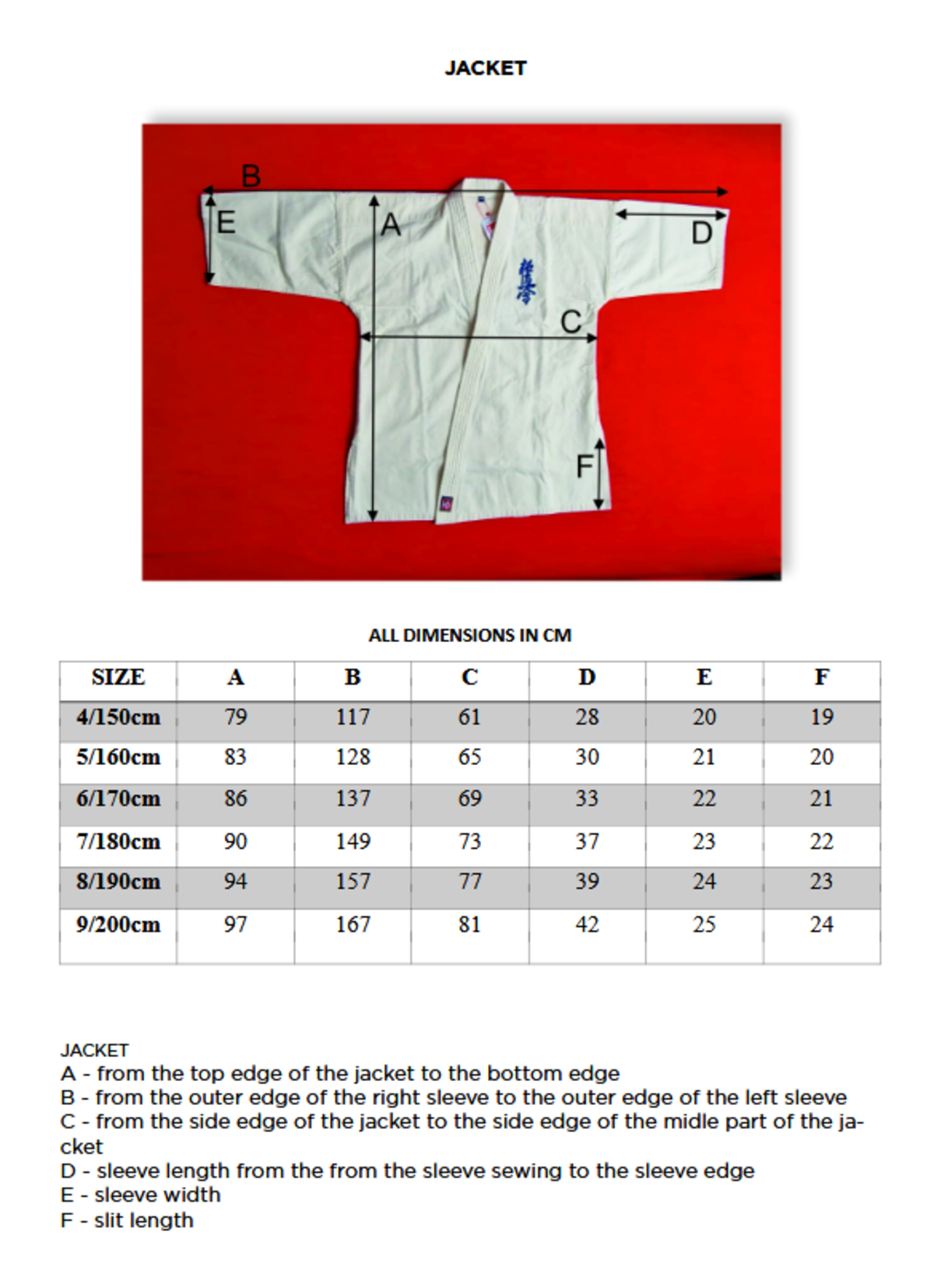 Kyokushin Karate Premium Quality Gi